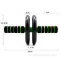 Rolo de rodas duplas do exercício abdominal do exercício abdominal